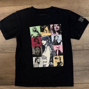 Taylor Swift Black Eras Tour T-Shirt